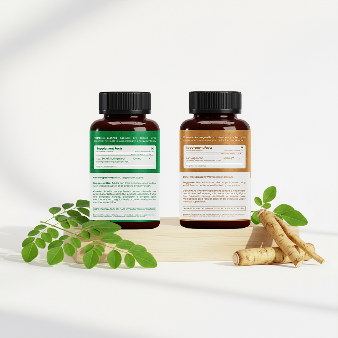 Moringa + Ashwagandha Synergy Pack