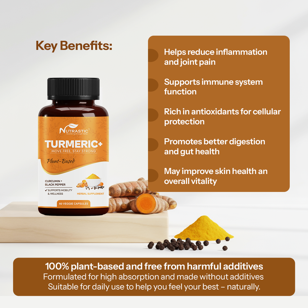 Turmeric Capsules – Natural Anti-Inflammatory & Immunity Booster