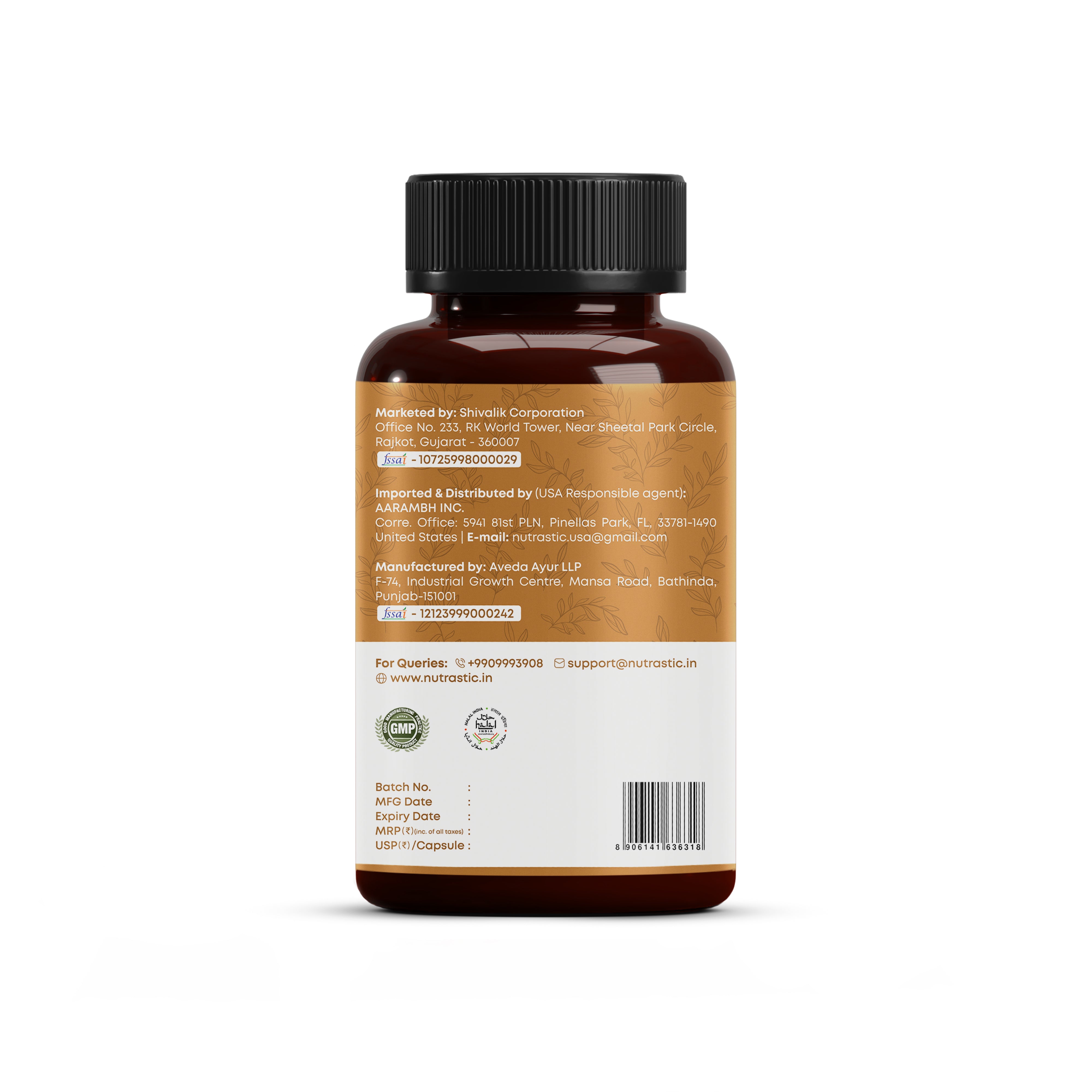 Ashwagandha Capsules – Natural Stress Relief & Energy Booster
