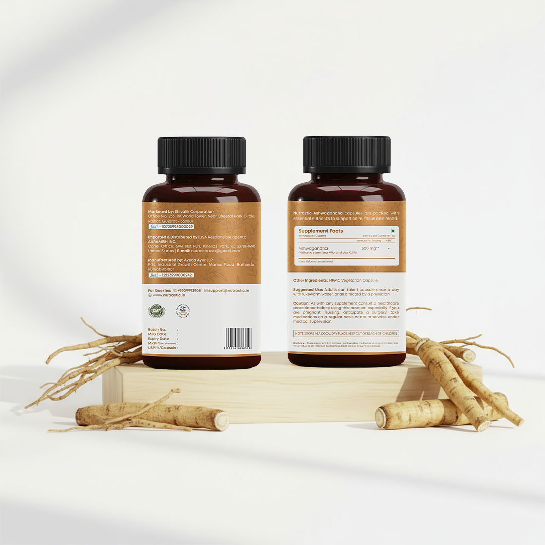 Double Strength Ashwagandha Capsules Pack