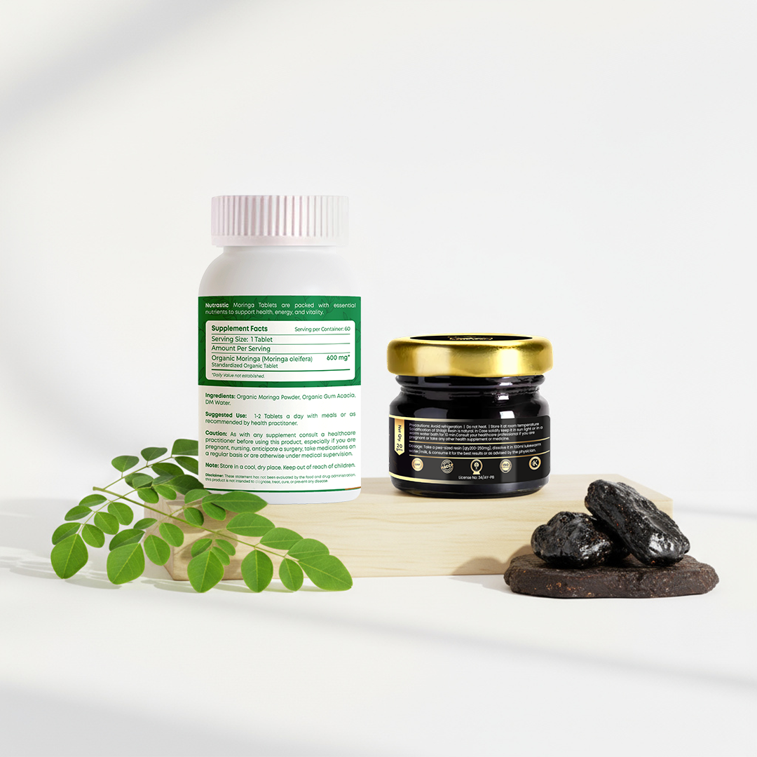 Moringa + Shilajit Synergy Combo Pack