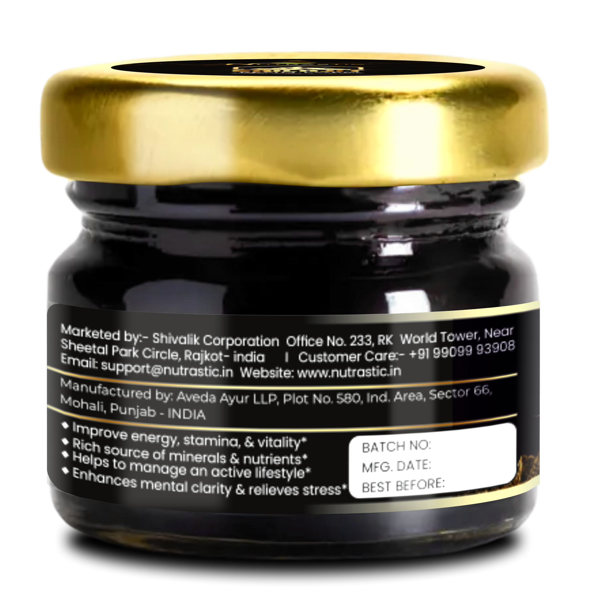 Pure Shilajit Resin – Natural Strength, Stamina & Vitality Booster