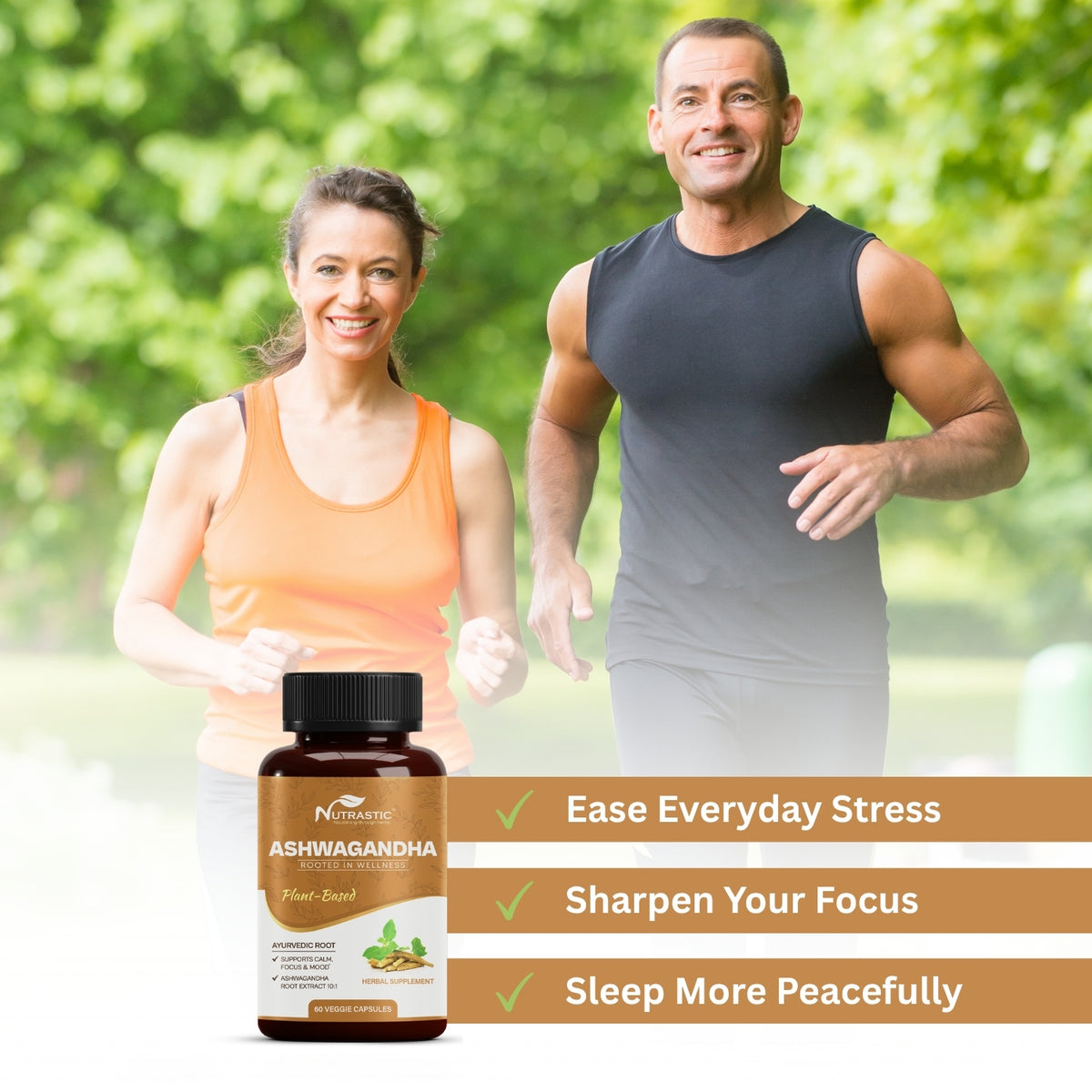Ashwagandha Capsules – Natural Stress Relief & Energy Booster