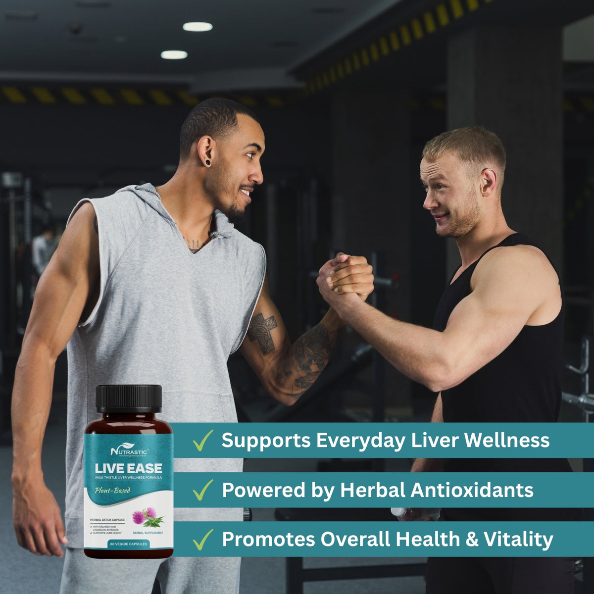 Live Ease Capsules – Natural Liver Detox & Support Formula