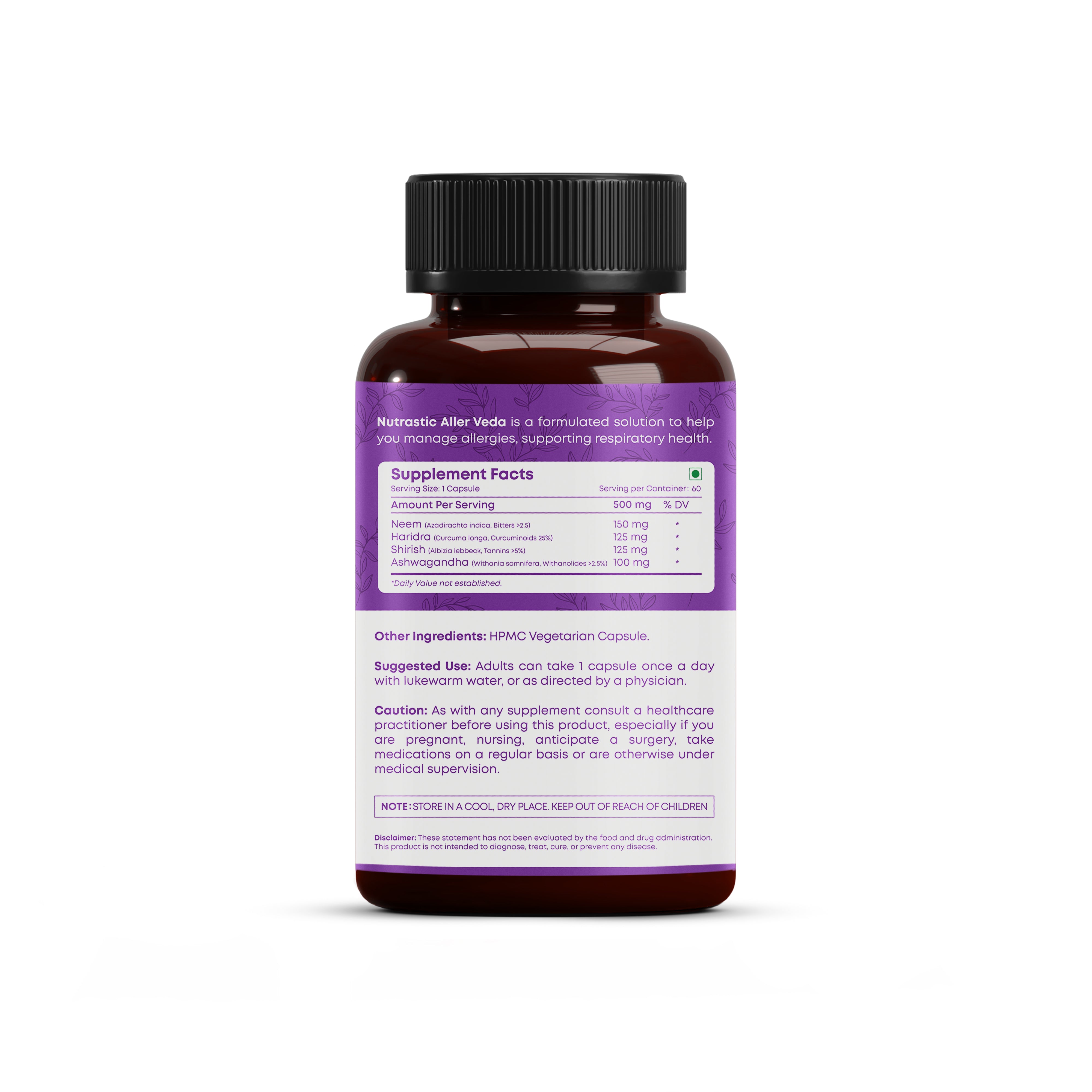 Aller Veda Capsules – Natural Relief from Allergies, Sneezing & Itching