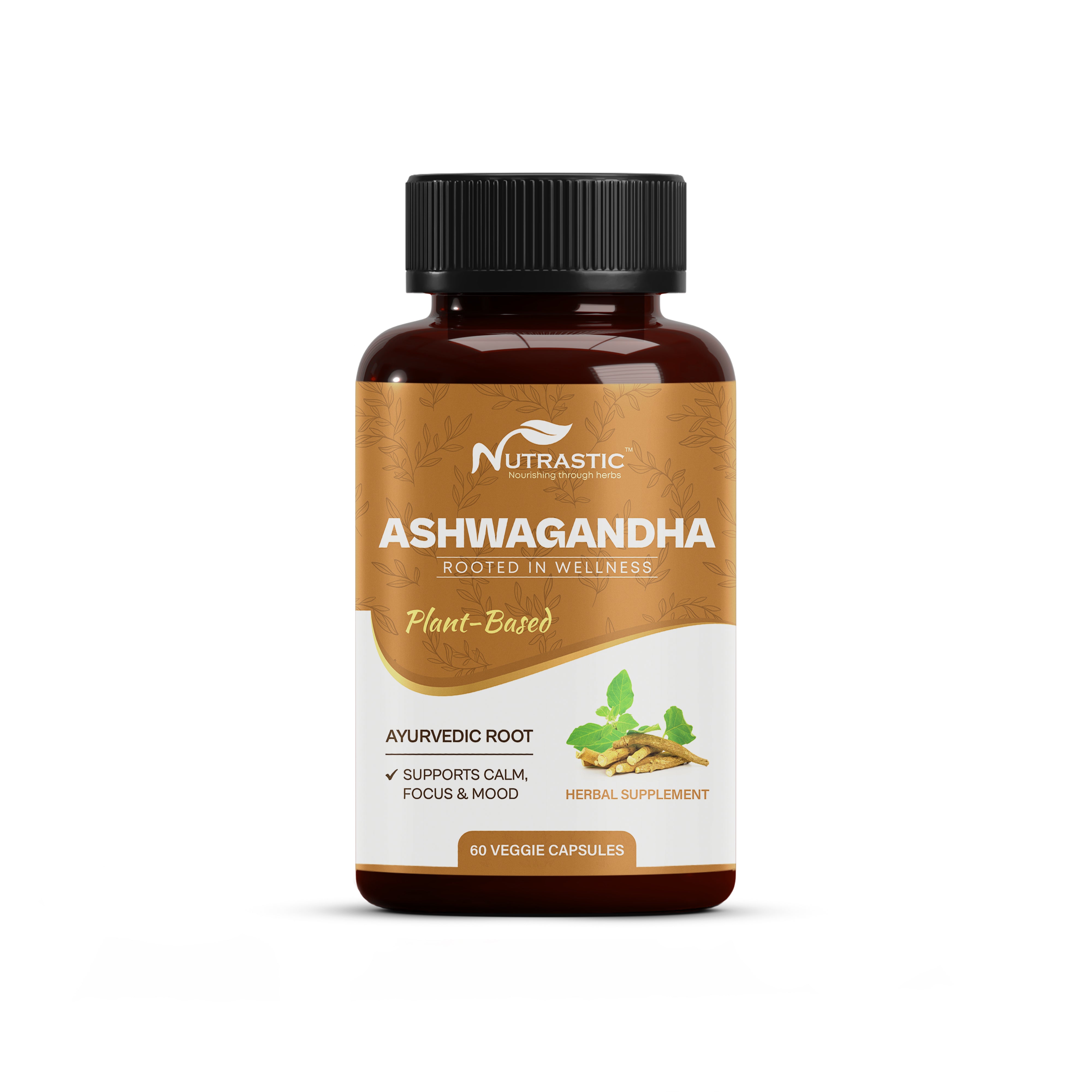 Ashwagandha Capsules – Natural Stress Relief & Energy Booster