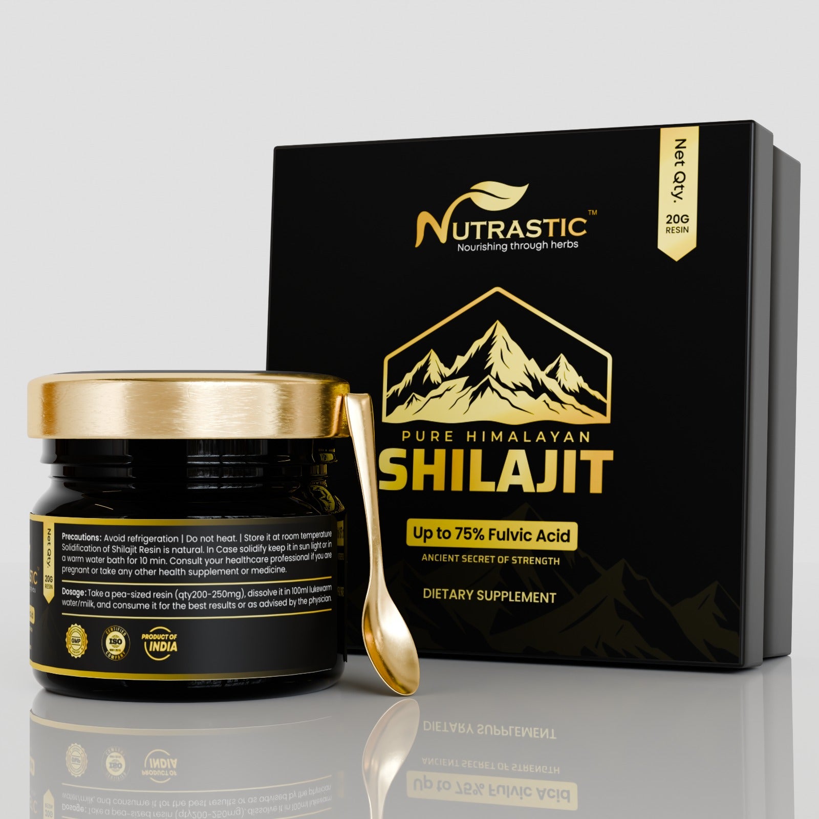 Pure Shilajit Resin – Natural Strength, Stamina & Vitality Booster