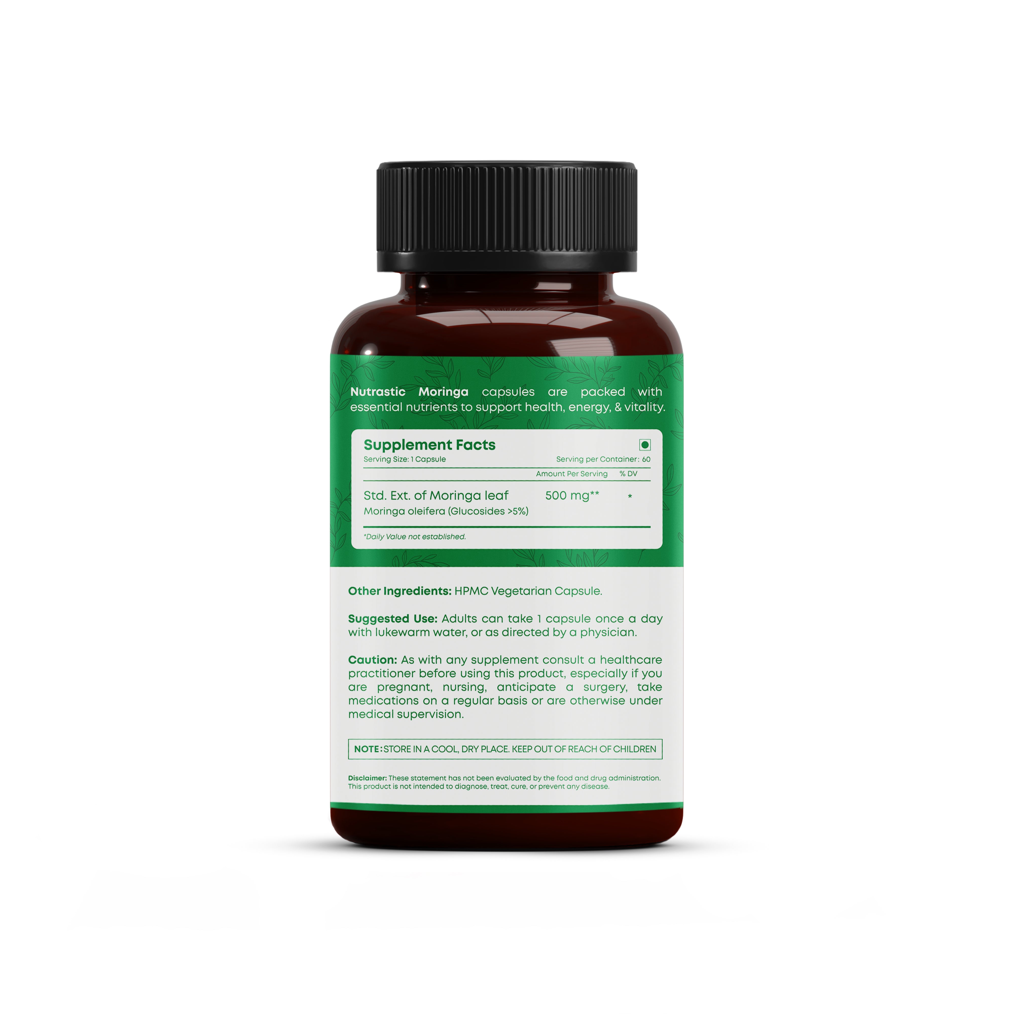 Moringa Capsules – Daily Superfood for Energy, Immunity & Vitality