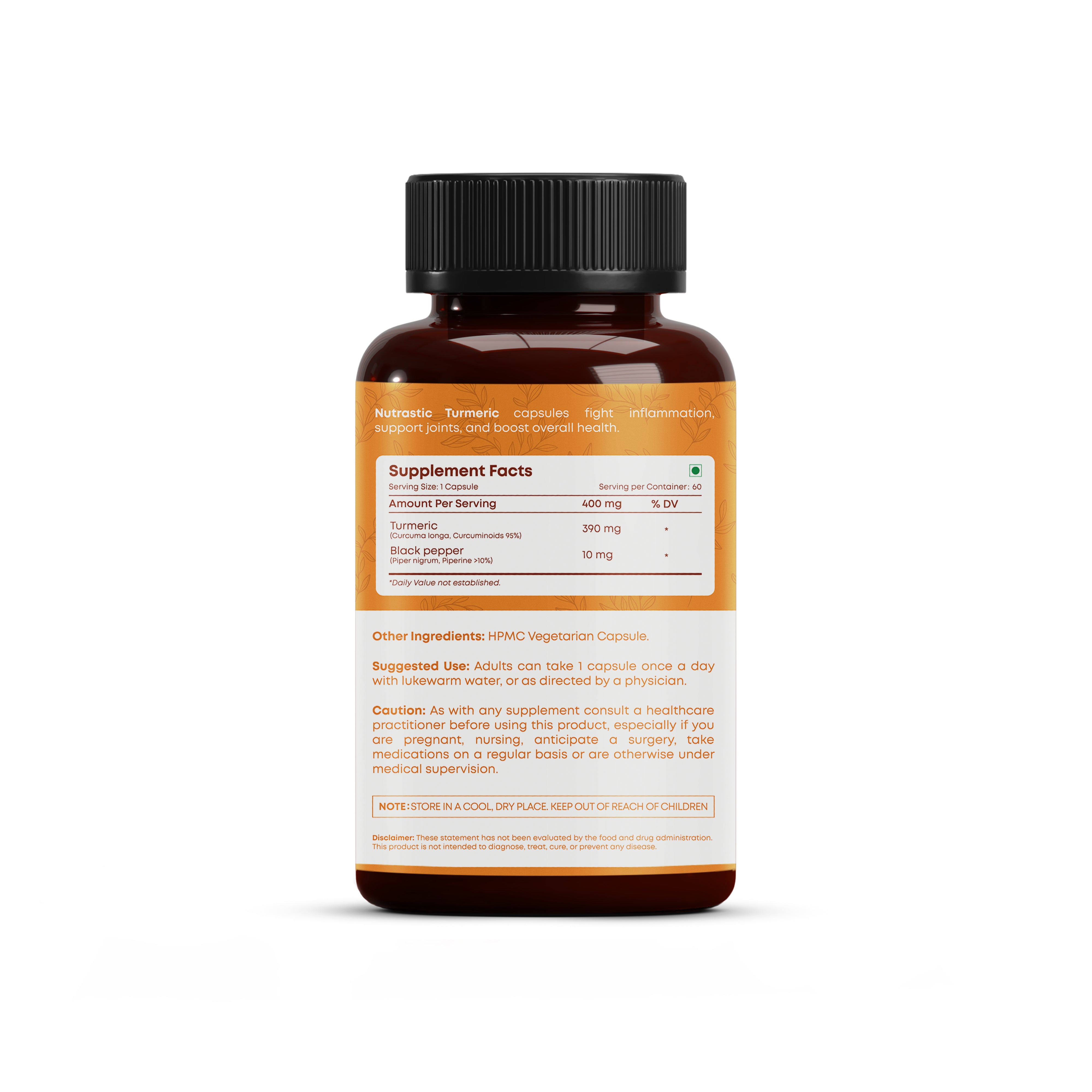 Turmeric Capsules – Natural Anti-Inflammatory & Immunity Booster